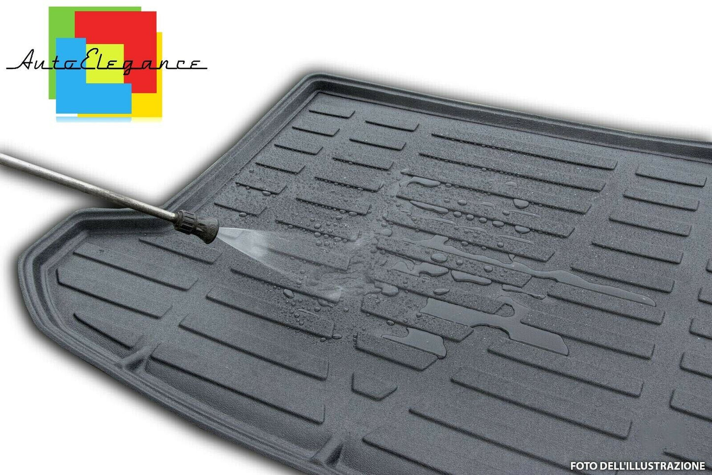 VASCA BAULE BAGAGLIAIO TAPPETO GOMMA SUPERGRIP BMW X1 F48 2016+ -AT-