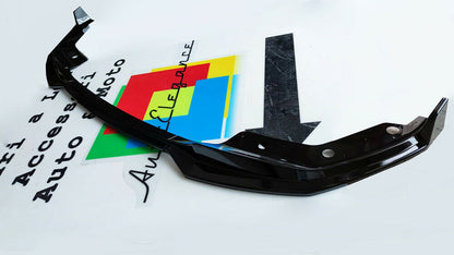 0068 BMW SERIE 3 G20 G21 M SPORT SPLITTER PARAURTI ANTERIORE SPOILER NERO LAMA AUTOELEGANCERICAMBI