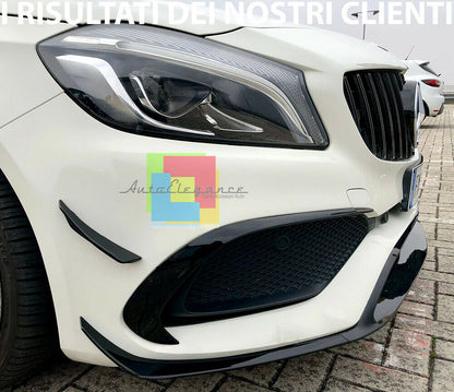 GRIGLIA ANTERIORE NERA PER MERCEDES CLASSE A W176 2015-2018 CALANDRA AMG A45
