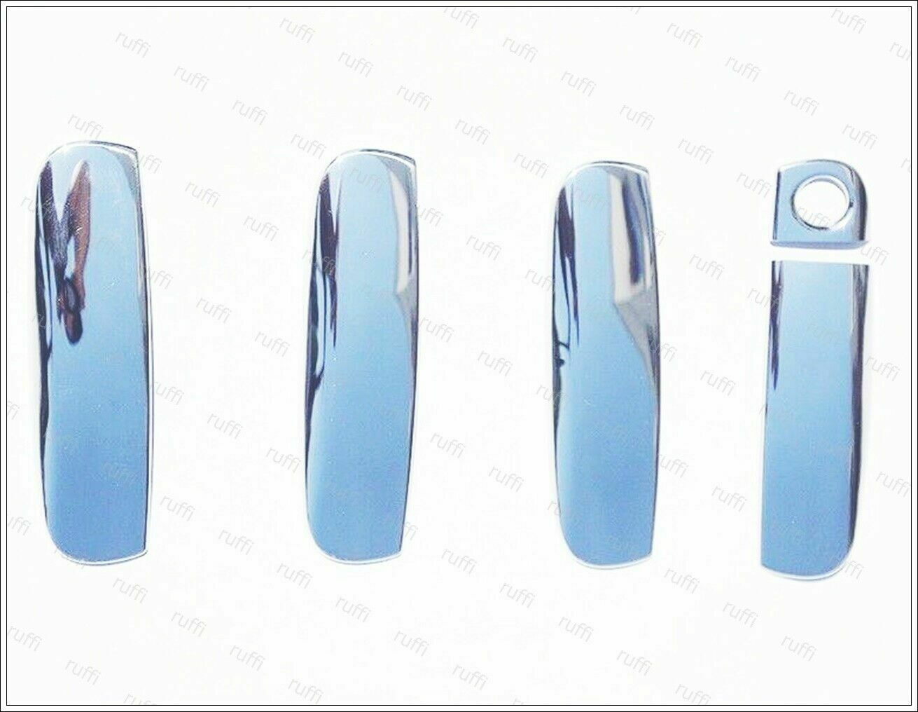 CROMATURA MANIGLIE 4 PORTE AUDI A4 RS4 B5 B6 B7 98-08 ACCIAIO INOX ADESIVO 0032 AUTOELEGANCERICAMBI