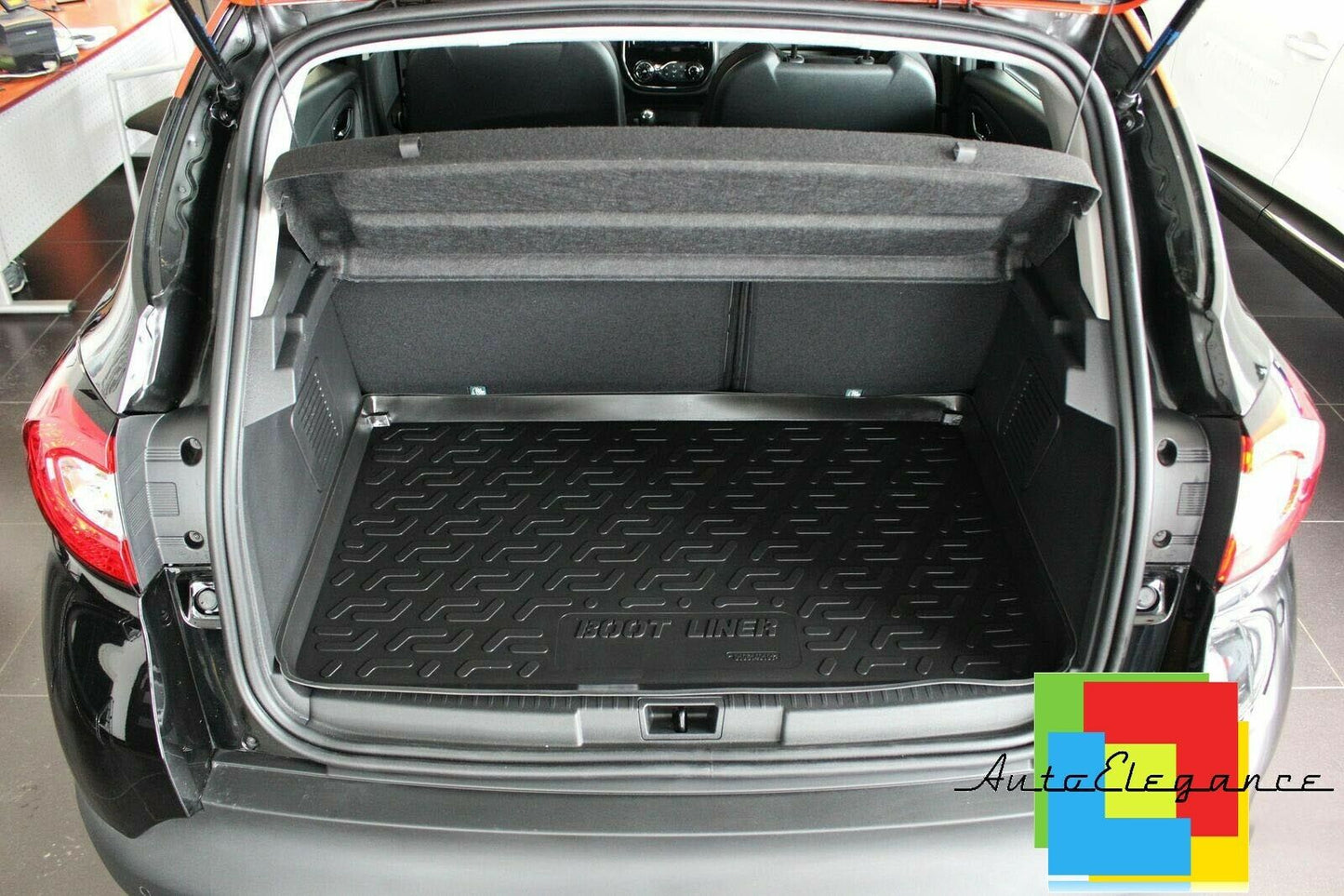 TRUNK MAT RUBBER CARPET SUPERGRIP RENAULT CAPTUR 2014-2019 -AT-