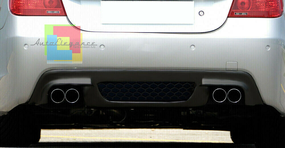 UNDER BUMPER DUAL EXHAUST BMW 5 SERIES E60 E61 REAR DIFFUSER M5 ABS