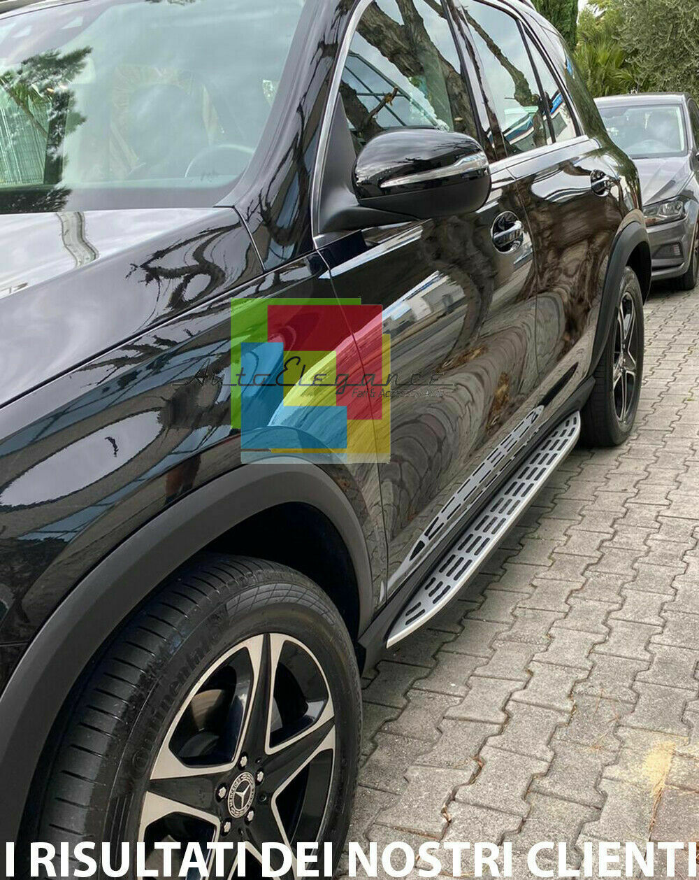 SIDE STEPS UNDER DOOR MERCEDES GLE W167 FROM 2019+ TOP QUALITY ALUMINUM 0032 