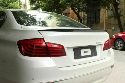 SPOILER POSTERIORE COFANO PER BMW SERIE 5 F10 2010-2017 LOOK M5 ABS NERO LUCIDO