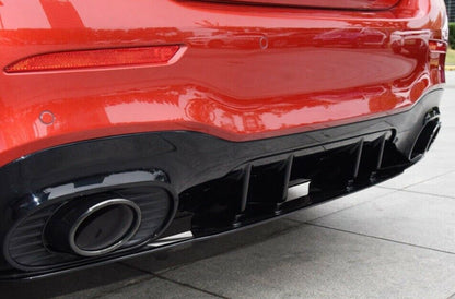 MERCEDES A-CLASS W177 HB 2018+ REAR DIFFUSER UNDER BUMPER AMG TIPPER A35