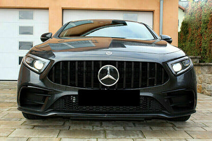 MERCEDES CLA W118 2019+ GRIGLIA ANTERIORE AMG PANAMERICANA PROFILI NERI