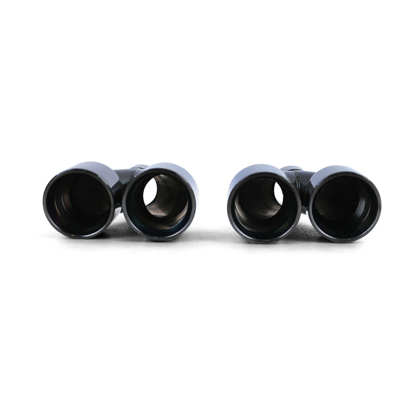 BMW SERIE 5 F10 F11 TERMINALI DI SCARICO IN ACCIAIO INOX LOOK M SPORT M5 NERI AUTOELEGANCERICAMBI