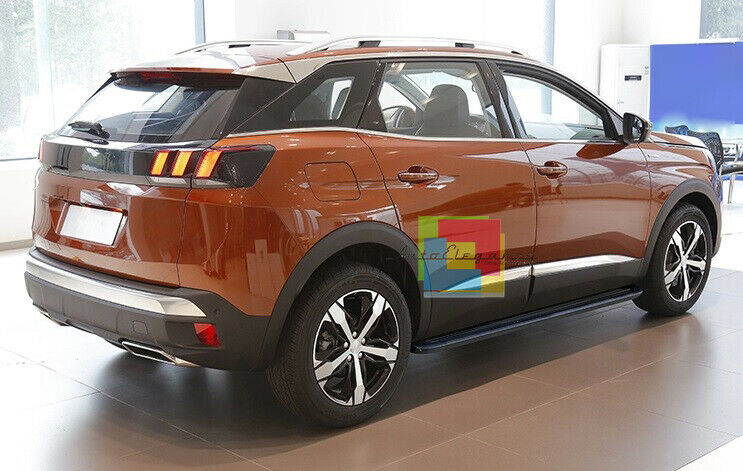 PEUGEOT 3008 II SUV 2016 IN POI PEDANE LATERALI SOTTO PORTA TOP QUALITA'