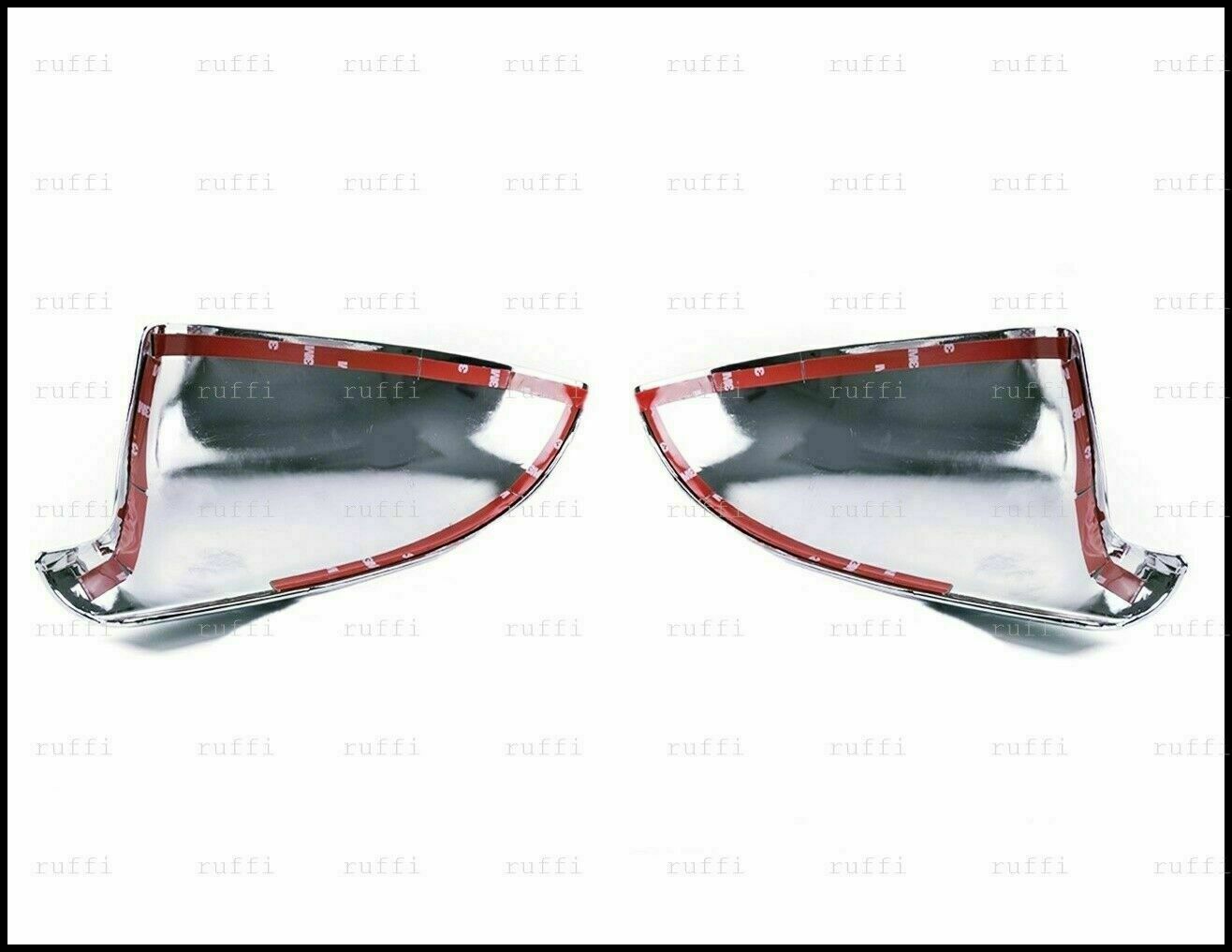CROMATURA SPECCHIETTI LATERALI AUDI A3 S3 RS3 8P 2008-2010 INOX ADESIVO 0032 AUTOELEGANCERICAMBI