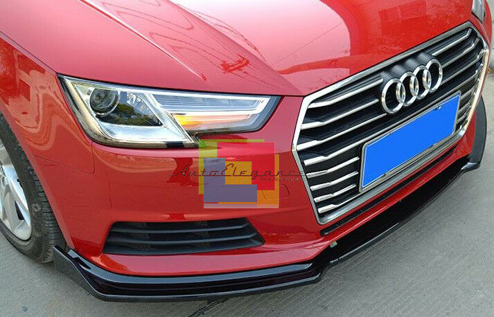 AUDI A4 B9 2015 AL 2018 LIP SPOILER SOTTO PARAURTI ANTERIORE LOOK RS4 S4 - ABS AUTOELEGANCERICAMBI