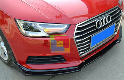 AUDI A4 B9 2015 AL 2018 LIP SPOILER SOTTO PARAURTI ANTERIORE LOOK RS4 S4 - ABS AUTOELEGANCERICAMBI