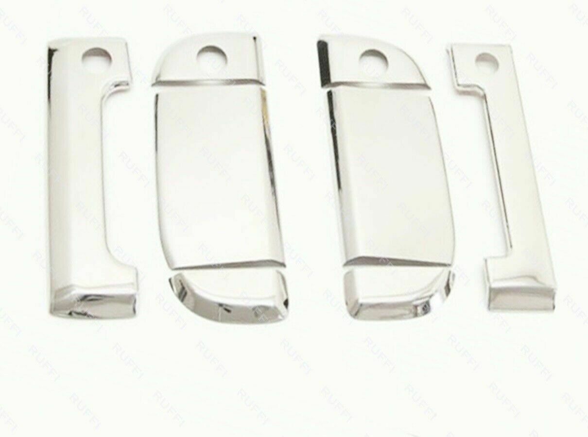 CROMATURA MANIGLIE PORTE VW T4 TRANSPORTER 1995-2003 ACCIAIO INOX ADESIVO 0032 AUTOELEGANCERICAMBI