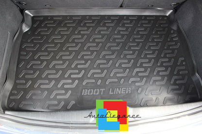 TRUNK MAT RUBBER CARPET SUPERGRIP PEUGEOT 208 2006-2019 -AT-