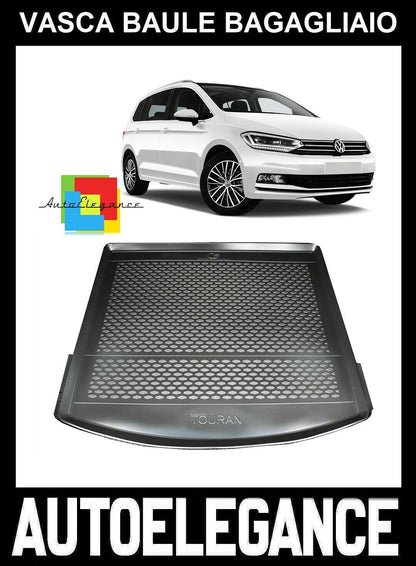 TRUNK LINER RUBBER CARPET SUPERGRIP VW TOURAN III 2015+ 0032