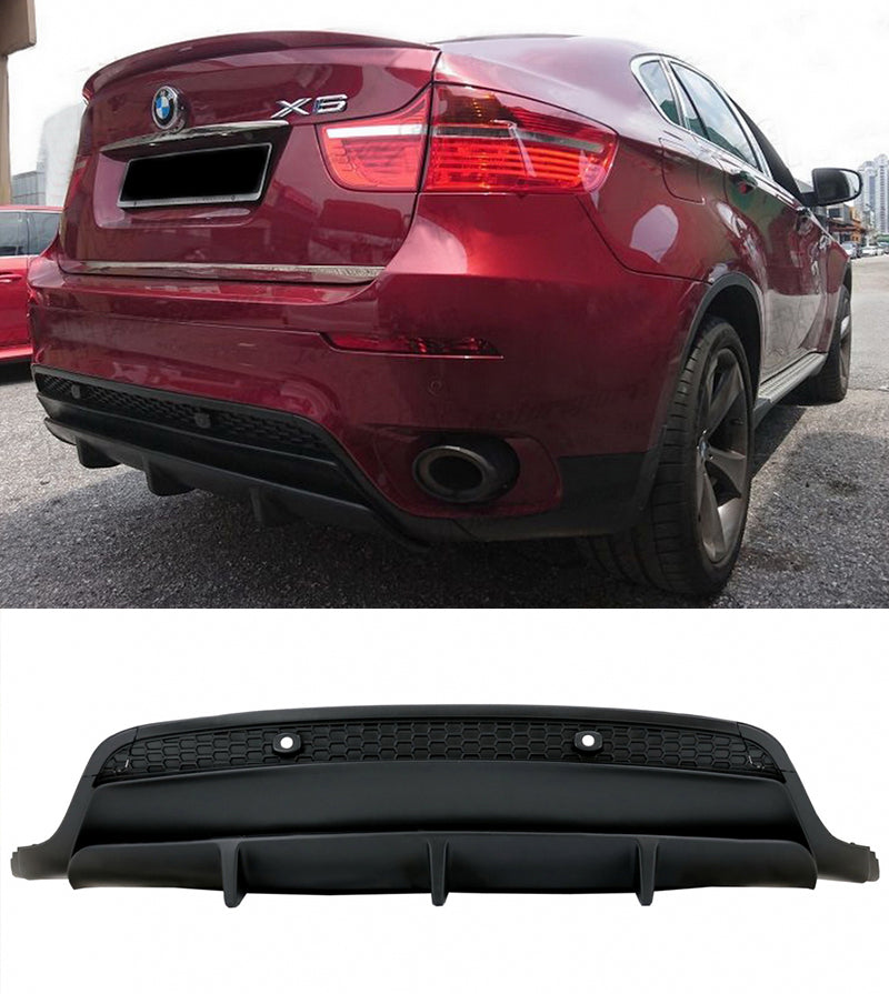 BMW X6 E71 2008-2014 DIFFUSORE POSTERIORE SOTTO PARAURTI LOOK M AUTOELEGANCERICAMBI