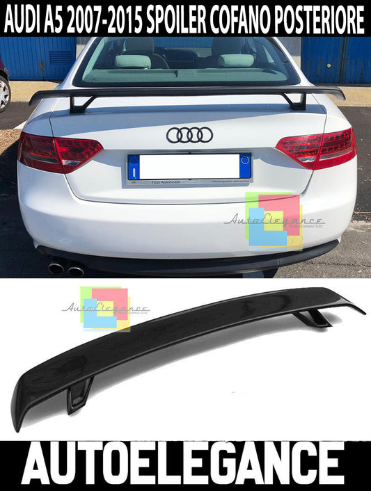 ALETTONE SUL COFANO RS5 PER AUDI A5 COUPE 2007-2014 SPOILER POSTERIORE - VRT AUTOELEGANCERICAMBI