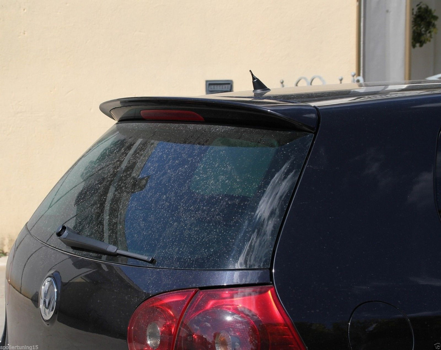 VW GOLF 5 V 2003-2008 SPOILER POSTERIORE SUL TETTO DESIGN GTI NERO LUCIDO 0153
