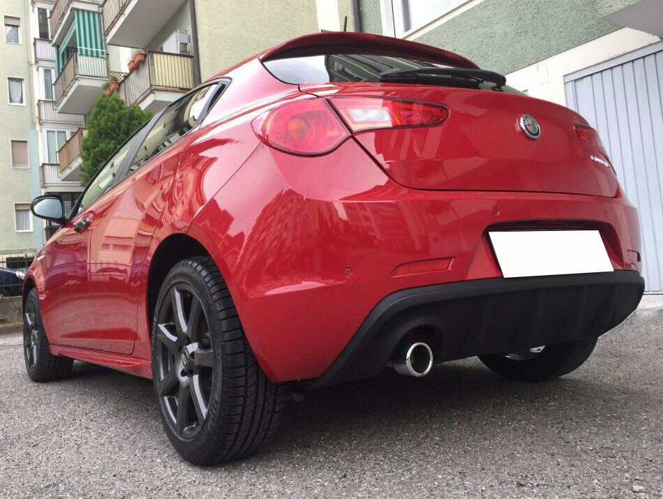 ALFA ROMEO GIULIETTA 2010-2019 SOTTO PARAURTI DAM DIFFUSORE SINGOLO ABS NERO OPACO AUTOELEGANCERICAMBI