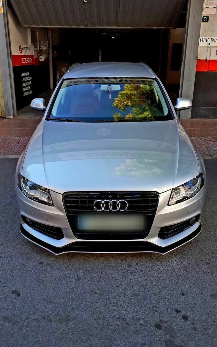 AUDI A4 B8 2008-2012 SPLITTER SPOILER SOTTO PARAURTI ANTERIORE RS4 S4 AUTOELEGANCERICAMBI