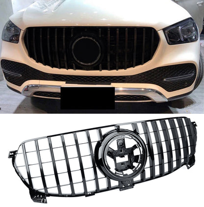 GRIGLIA ANTERIORE NERA MERCEDES GLE W167 C167 AMG PARAURTI STANDARD