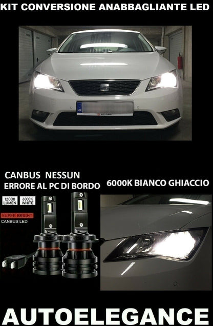 SEAT LEON 5F LED LOW BEAM HEADLIGHTS 16.000LM 0032