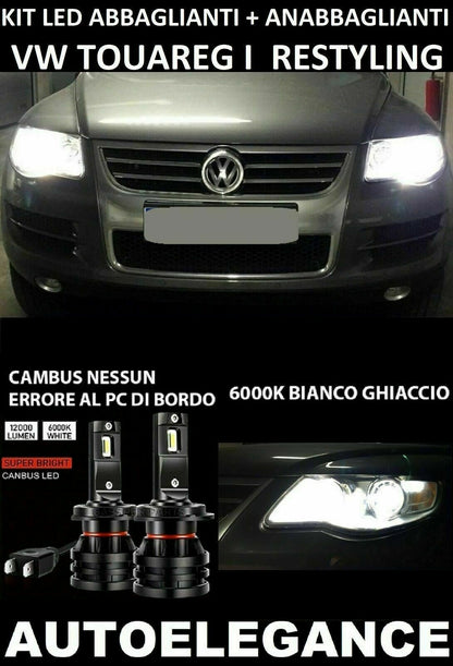 VW TOUAREG I LIFT LOW BEAM HIGH BEAM LED 16.000LM CAMBUS NO ERROR - 0032