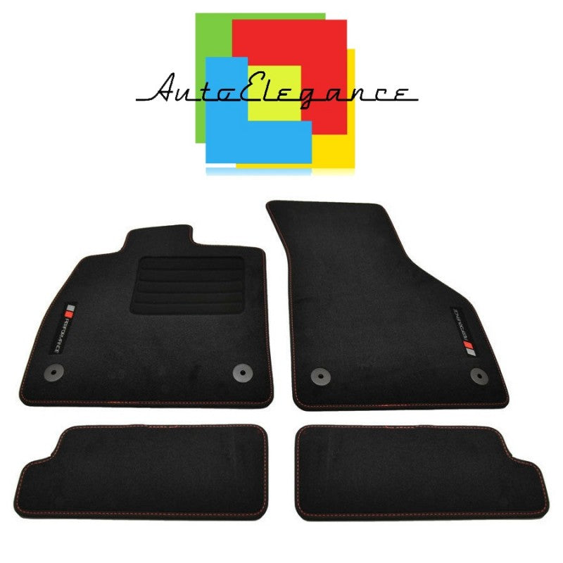 AUDI TT COUPE FV 2014+ SET TAPPETINI IN VELLUTO DI ALTA QUALITA' SPECIFICO AUTOELEGANCERICAMBI