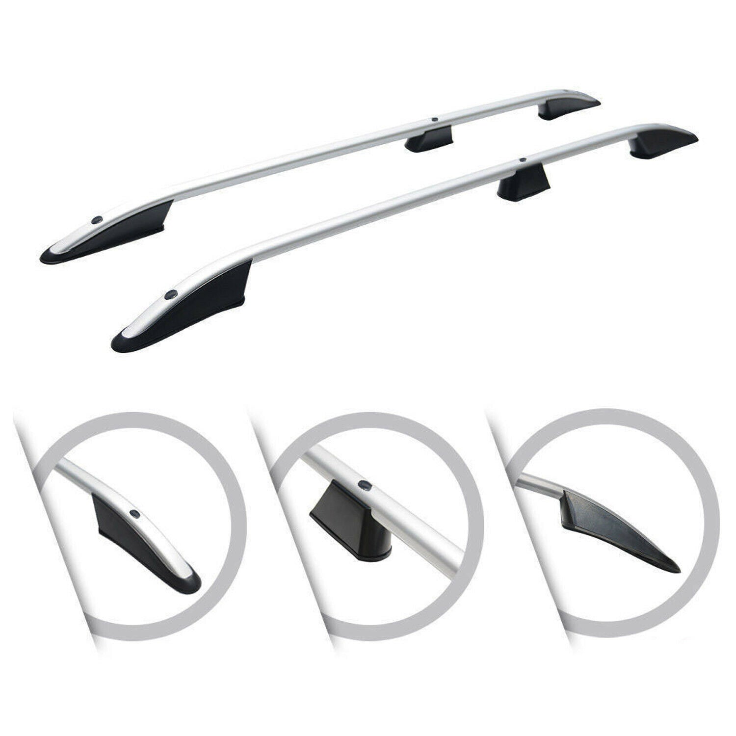 BARRE SUL TETTO MANCORRENTI PEUGEOT PARTNER TEPEE 2008+ SATINATI PORTAPACCHI AUTOELEGANCERICAMBI