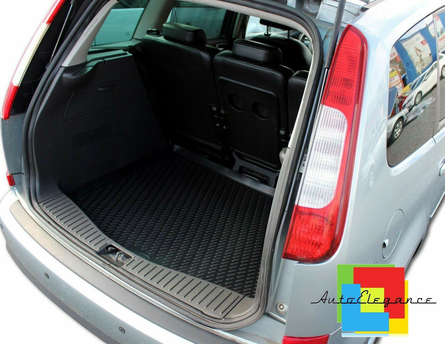 TRUNK LINER RUBBER CARPET SUPERGRIP FORD C-MAX 2002-2010 -AT-
