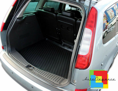 TRUNK LINER RUBBER CARPET SUPERGRIP FORD C-MAX 2002-2010 -AT-