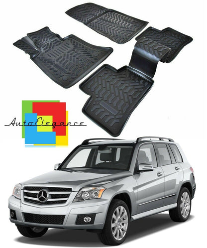 CUSTOM RUBBER CAR INTERIOR MATS SET MERCEDES GLK X204 2008-2016 -AT-