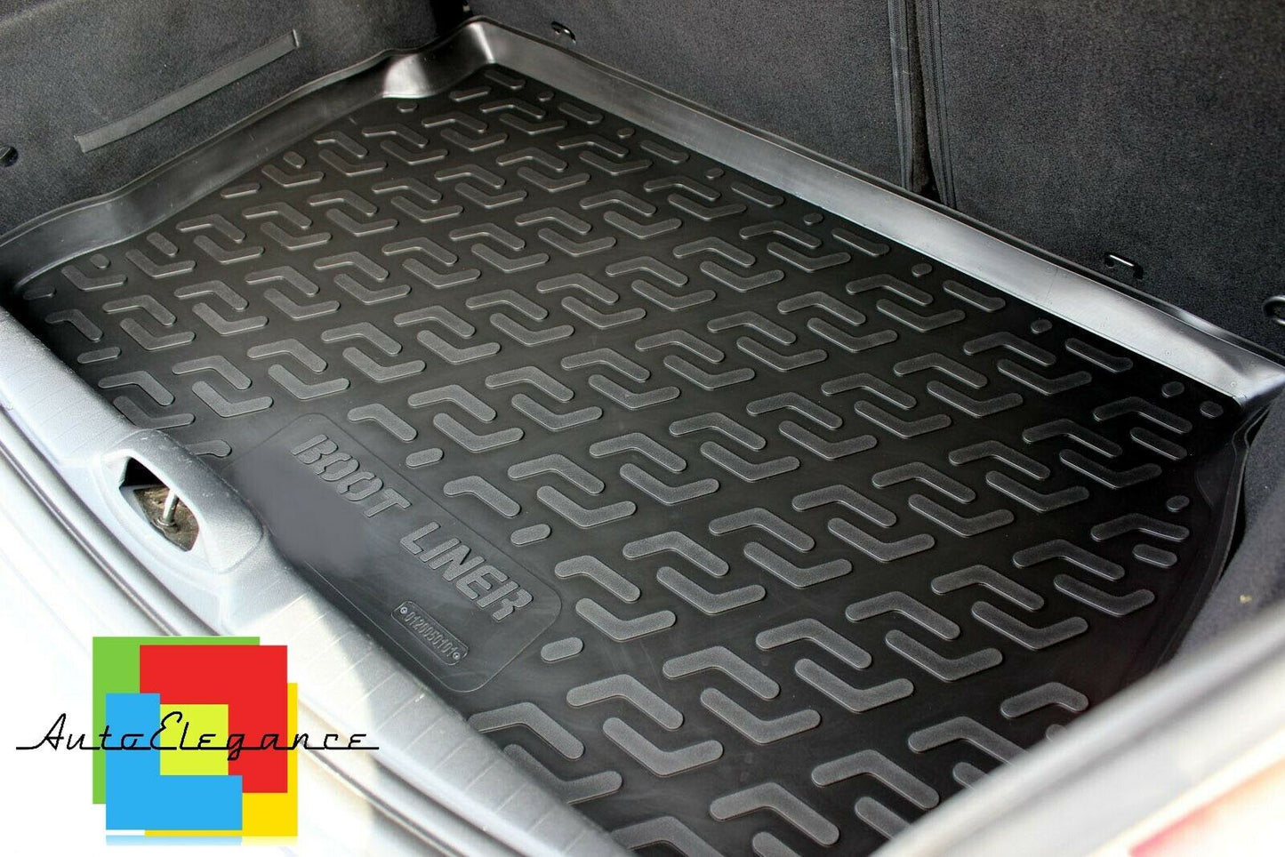 TRUNK MAT RUBBER CARPET SUPERGRIP PEUGEOT 208 2006-2019 -AT-