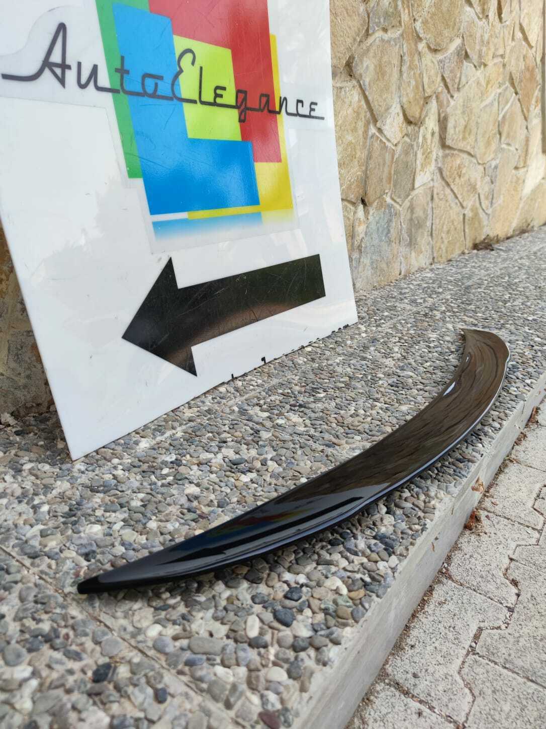 MERCEDES CLA COUPE W118 2018+ REAR BONNET SPOILER GLOSS BLACK ABS