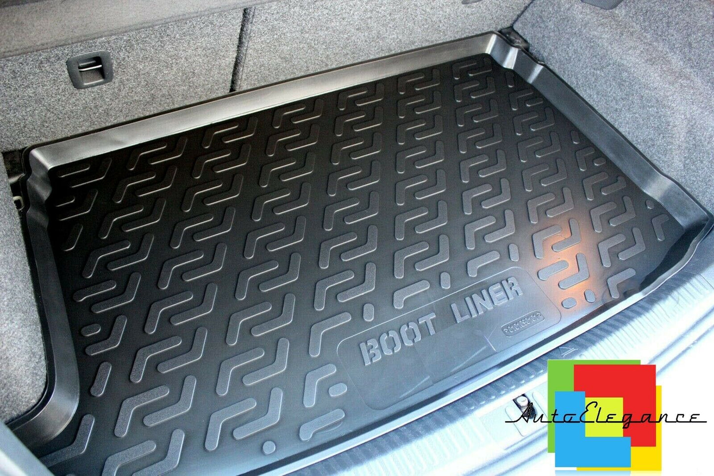 VASCA BAULE BAGAGLIAIO TAPPETO GOMMA SUPERGRIP VW POLO V 2009-2017 -AT-