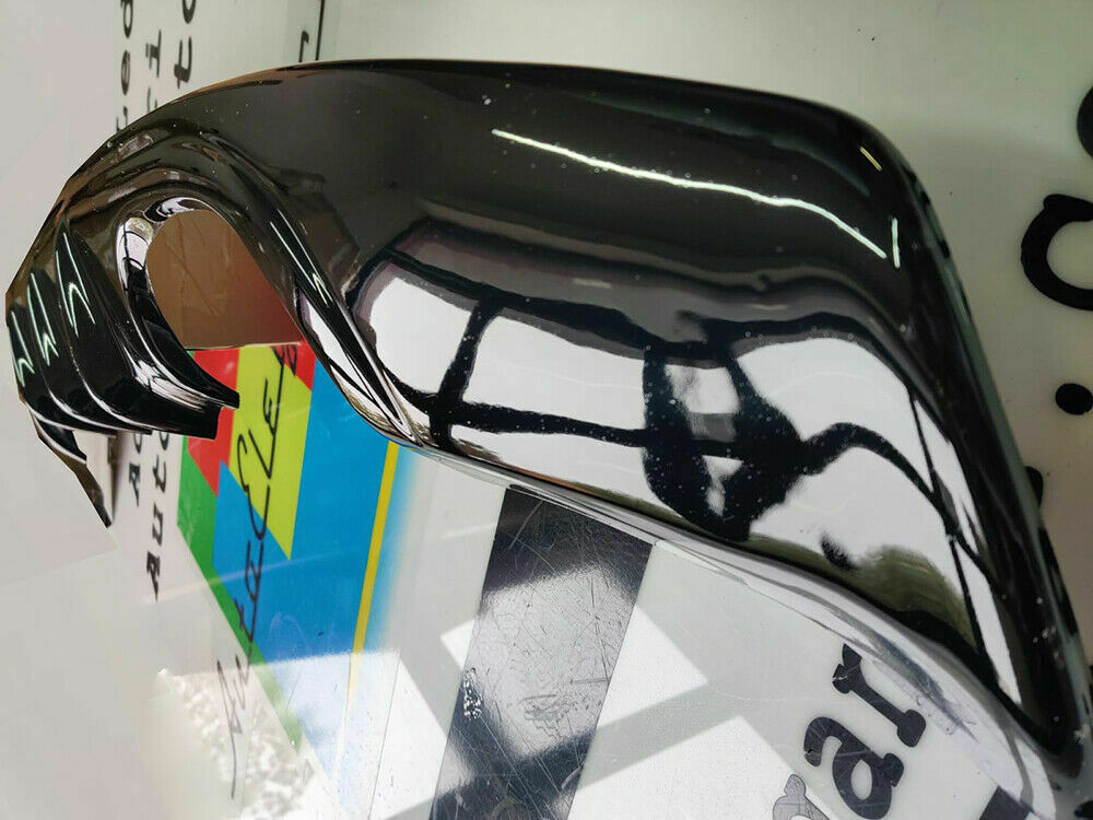 SOTTO PARAURTI POSTERIORE SEAT IBIZA 6J 5 PORTE DIFFUSORE ABS NERO DOPPIO 0032