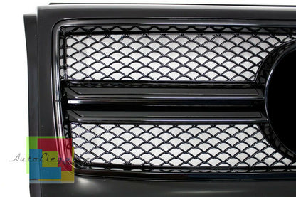 MERCEDES G W463 FRONT GRILLE TOTAL BLACK SPORTS MASK G55 G53