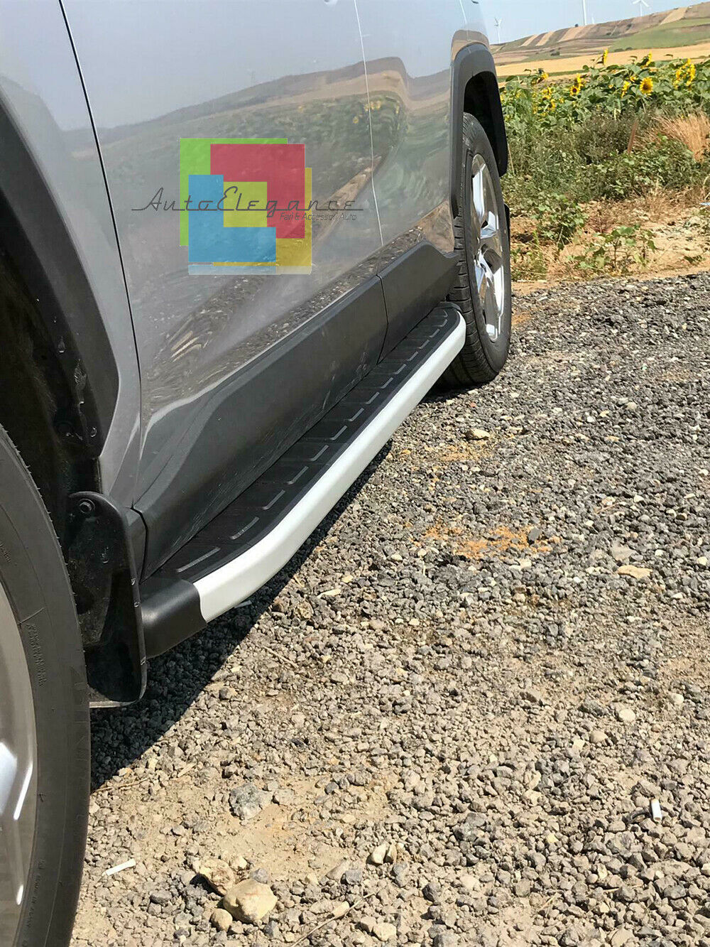 SIDE STEPS TOYOTA RAV4 RAV-4 V 2018+ UNDER DOOR NON-SLIP