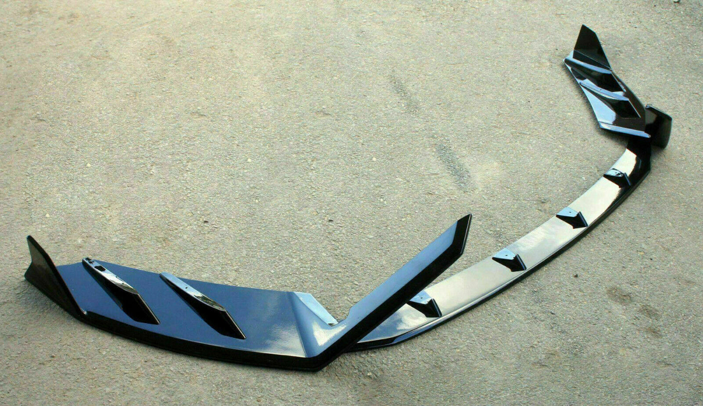 SEAT IBIZA 2017+ SPLITTER SOTTO PARAURTI ANTERIORE ABS FR SPORTIVO NERO LUC 0032