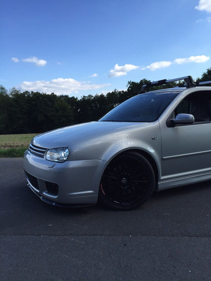 VW GOLF 4 IV R32 1998+ FRONT BUMPER SPLITTER ABS MATT BLACK