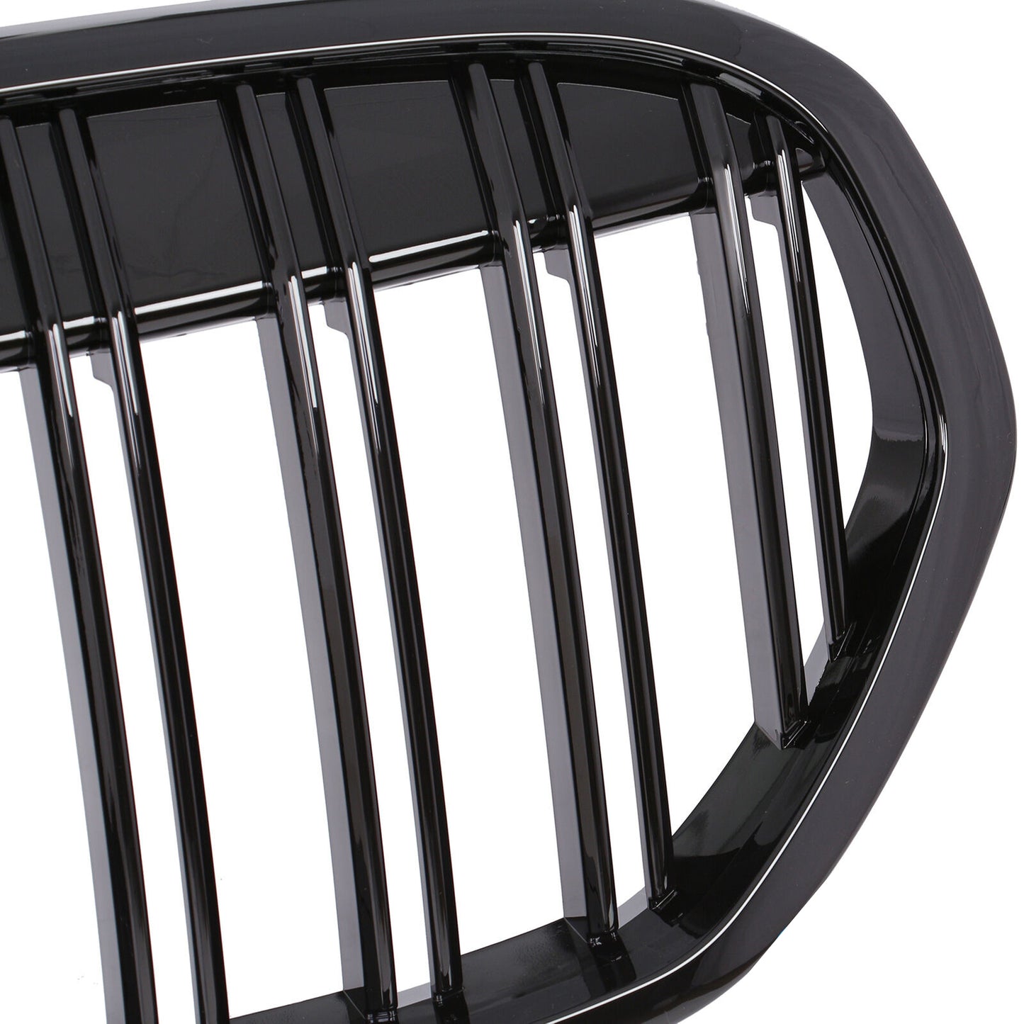 BMW X1 F48 2020+ FRONT GRILLES BLACK DOUBLE BAND M LOOK