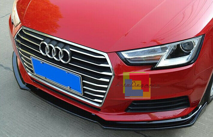 AUDI A4 B9 2015 AL 2018 LIP SPOILER SOTTO PARAURTI ANTERIORE LOOK RS4 S4 - ABS AUTOELEGANCERICAMBI