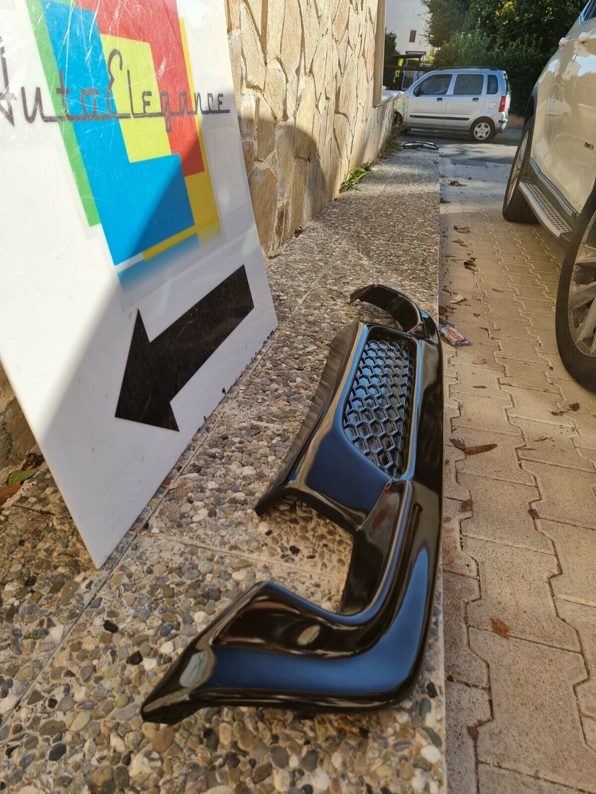 UNDER BUMPER DUAL EXHAUST BMW 5 SERIES E60 E61 REAR DIFFUSER M5 ABS