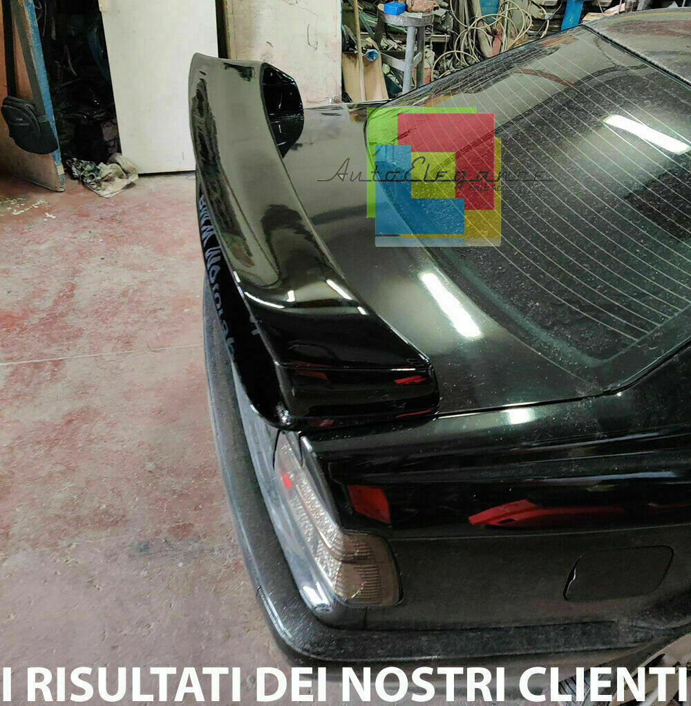 REAR TUNING SPOILER HOOD BMW 3 SERIES E36 SEDAN COUPE GLOSSY BLACK .-