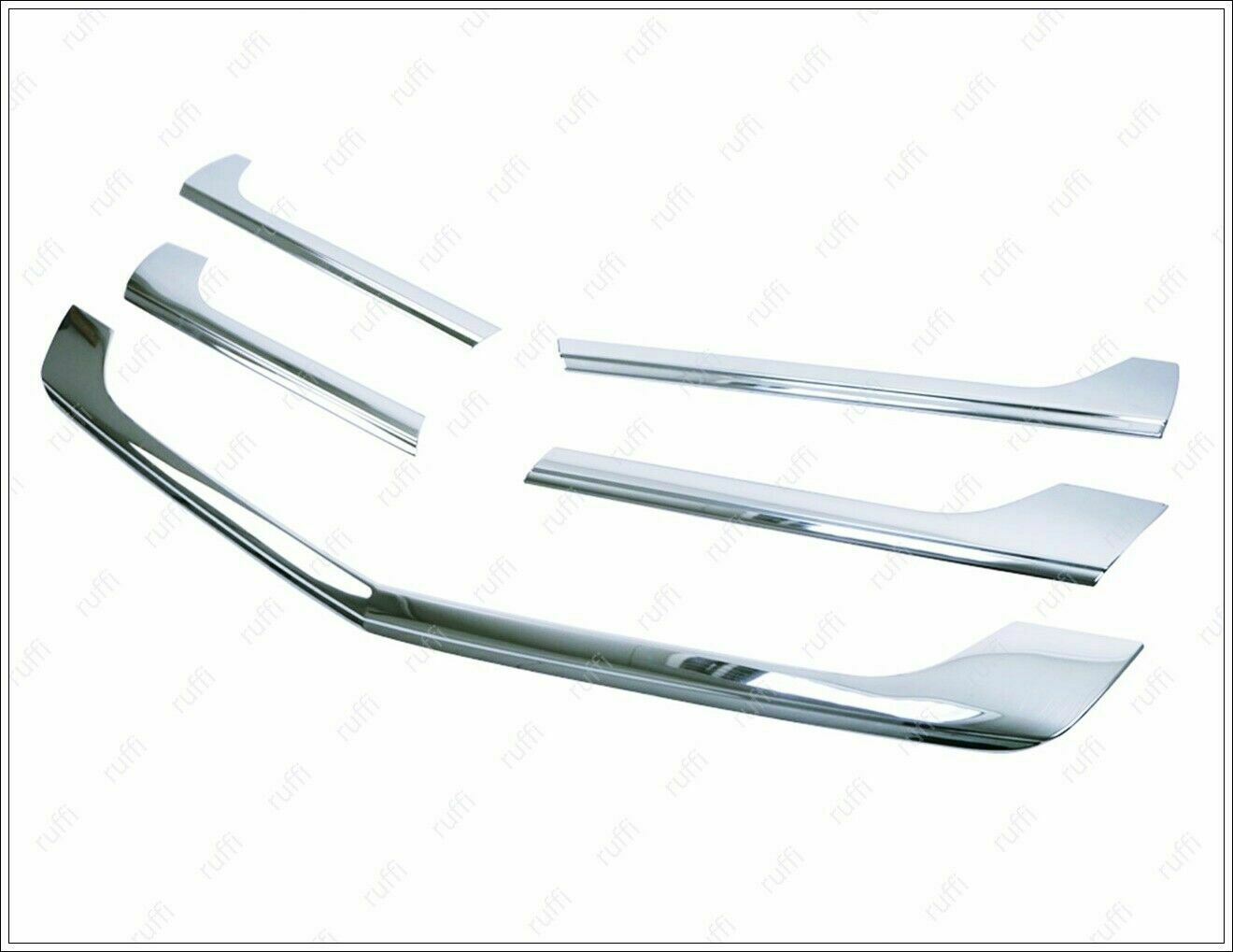 CROMATURA GRIGLIA FRONTALE 5PZ MERCEDES SPRINTER W906 13-18 INOX ADESIVO 0032 AUTOELEGANCERICAMBI