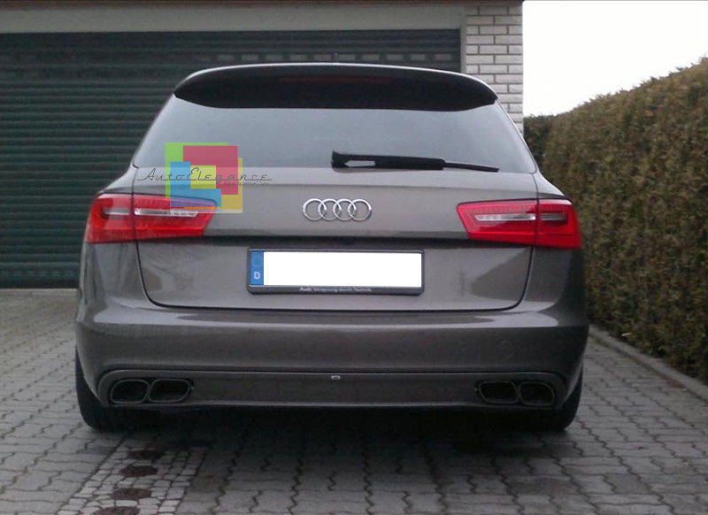 AUDI A6 C7 4G AVANT SPOILER POSTERIORE ALETTONE SUL TETTO ALETTONE LOOK S6 0032 AUTOELEGANCERICAMBI