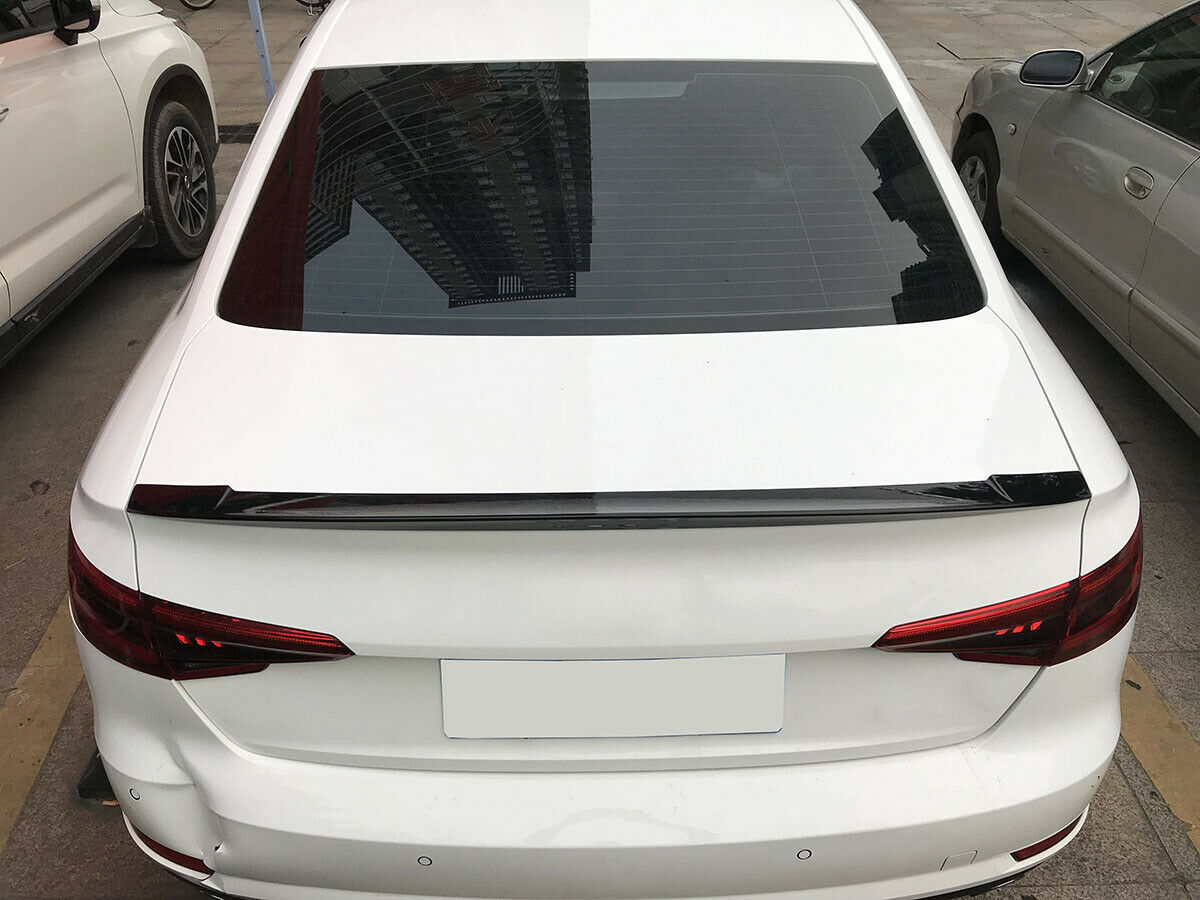 AUDI A4 B9 2015+ BERLINA SPOILER SUL COFANO IN ABS LOOK S4 SLINE AUTOELEGANCERICAMBI