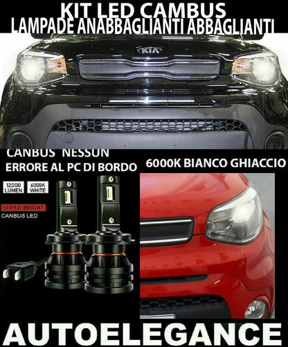 KIA SOUL II LOW BEAM HIGH BEAM LED 16.000LM CAMBUS 0032
