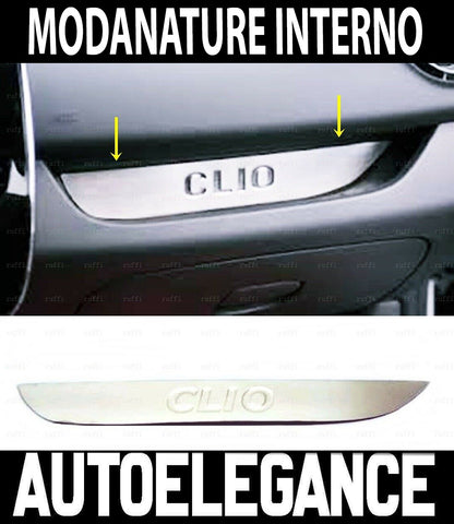 RENAULT CLIO MK4 4 2012-2018 INTERIOR CHROME STAINLESS STEEL ADHESIVE MOLDING