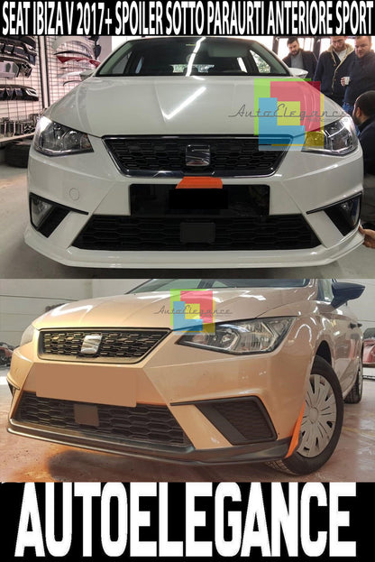 UNDER FRONT BUMPER SEAT IBIZA V 6F 2017+ 5 DOORS SPLITTER ABS
