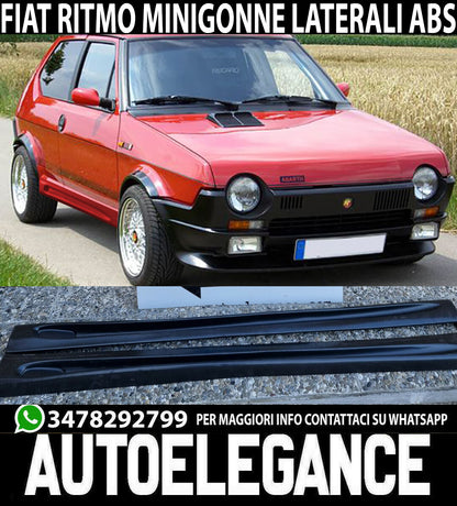 SIDE SKIRTS FOR FIAT RITMO UNDER DOOR SPOILER ABS 0077